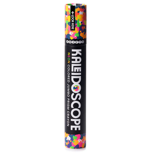 Jumbo Crayon- Neon Kaleidoscope