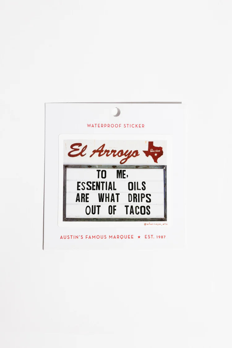 Sticker - Essential Oils
