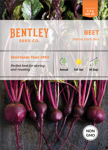 Beets- Detroit Dark Red Seed Packets