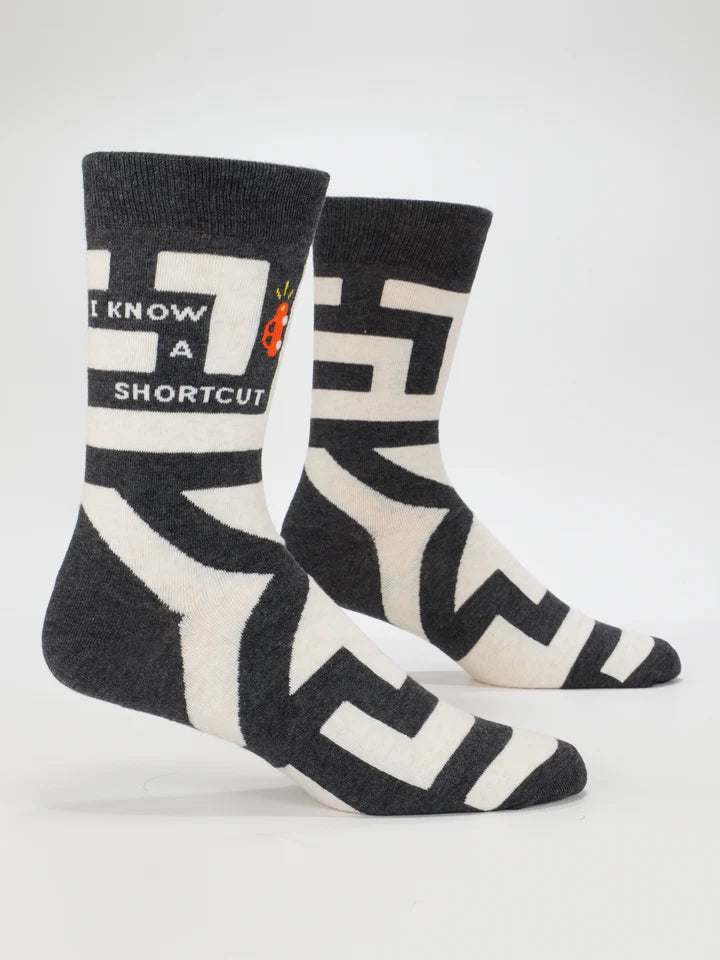 I Know A Shortcut Crew Socks