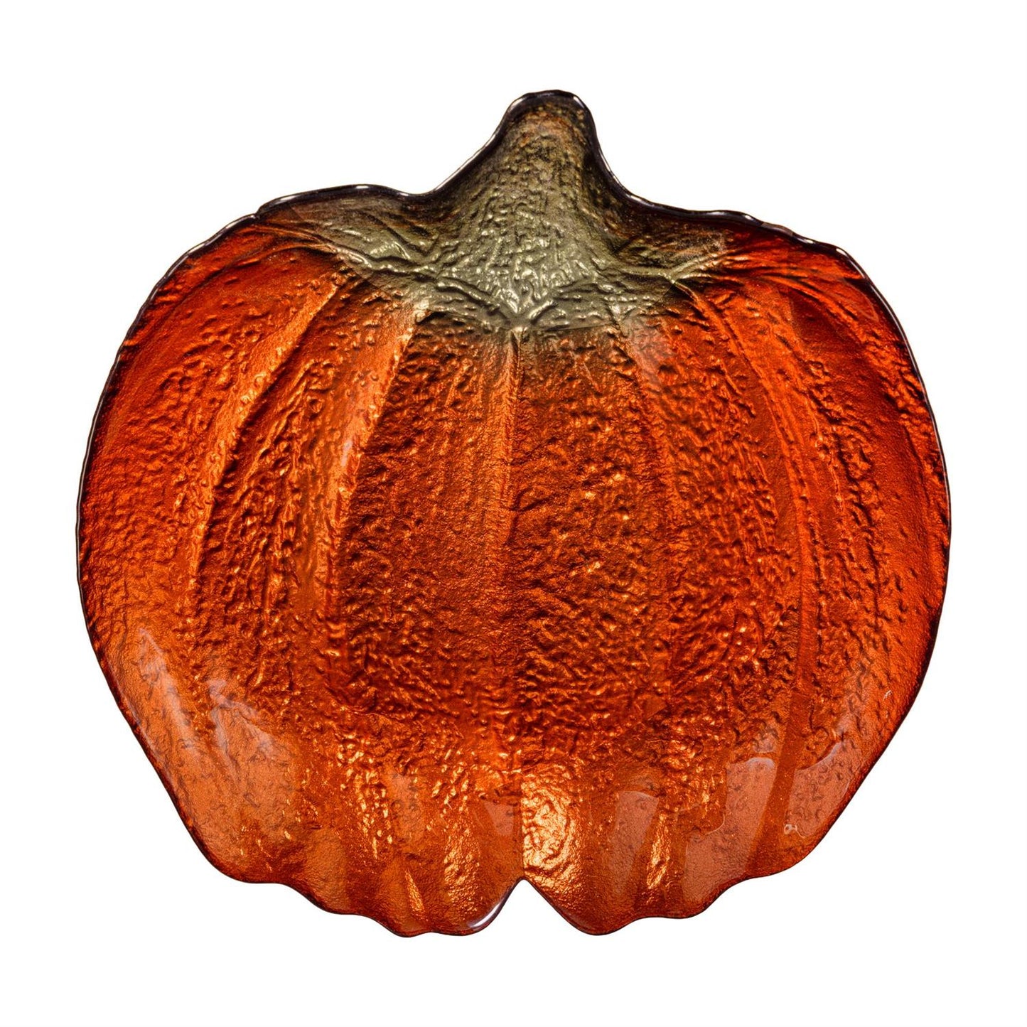 Glass Pumpkin Dish
