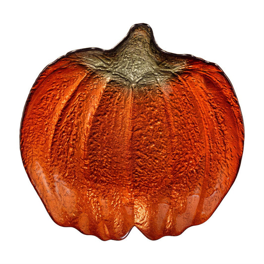 Glass Pumpkin Dish