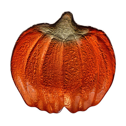 Pumpkin Glass Dish