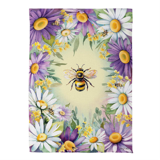 Buzzing Around Garden Flag