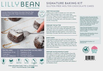 Gluten-Free Molten Chocolate Cake Baking Kit