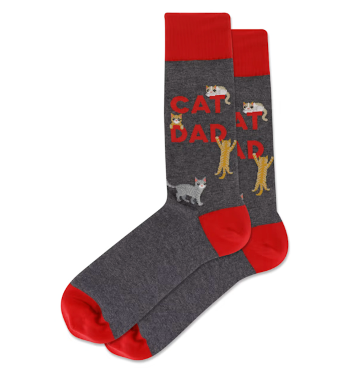 Men's Cat Dad Crew Socks