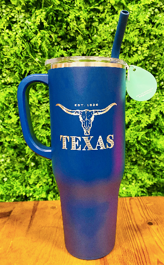 Swig Life Navy Blue Texas Mega Mug Tumbler - 40 oz