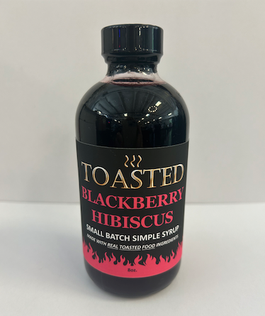 Toasted Blackberry Hibiscus Small Batch Simple Syrup