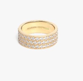 Marrin Costello Jewelry: Biggie Band Pave Ring