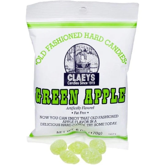 Claeys Old Fashioned Hard Candies Green Apple