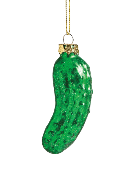 Pickle Glass Ornament