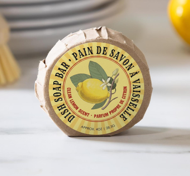 Clean Lemon Dish Soap Bar