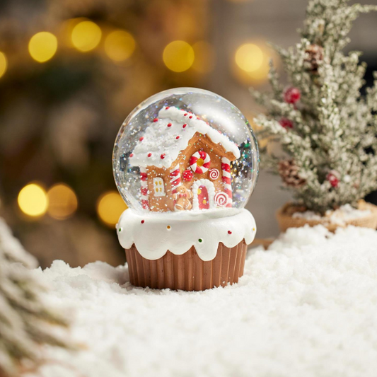 Gingerbread House Water Globe