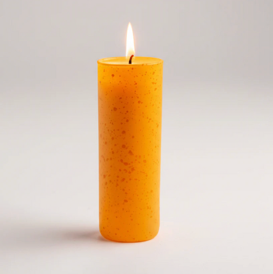 Mixture Speckled Clementine Votive Candle