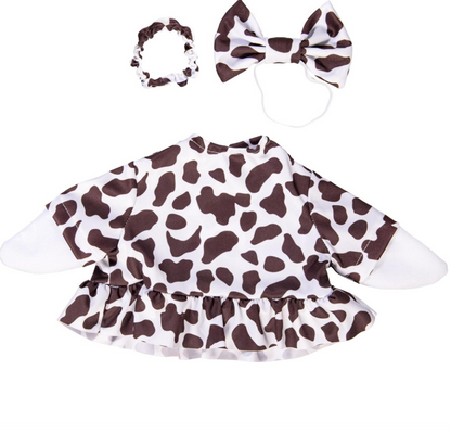 Porch Goose Outfit, Polka Dot Gown