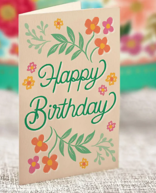 Blooming Birthday Cake Card
