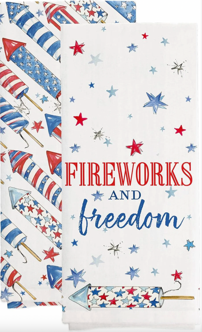 Patriotic Tea Towels - Set of Two