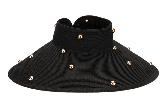 Wide Brim Roll Up Visor - Ruth Hat