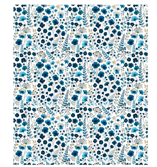 VivaStyle Gilded Meadow Plush Blanket