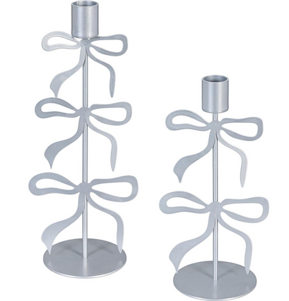 Coquette Bows Taper Candle Holder