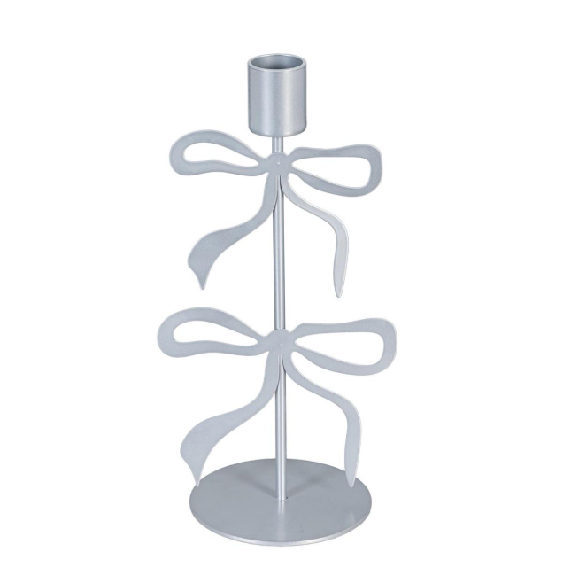 Coquette Bows Taper Candle Holder