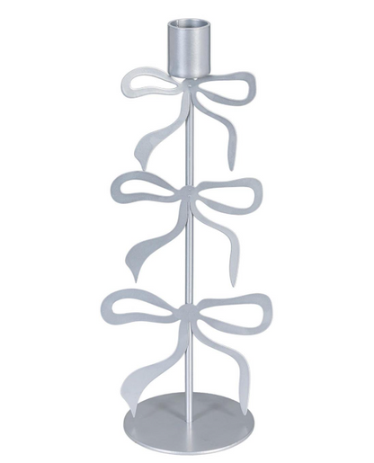 Coquette Bows Taper Candle Holder