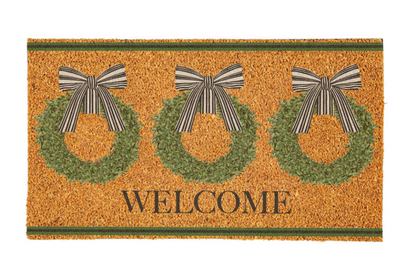 Boxwood Wreaths Coir Mat