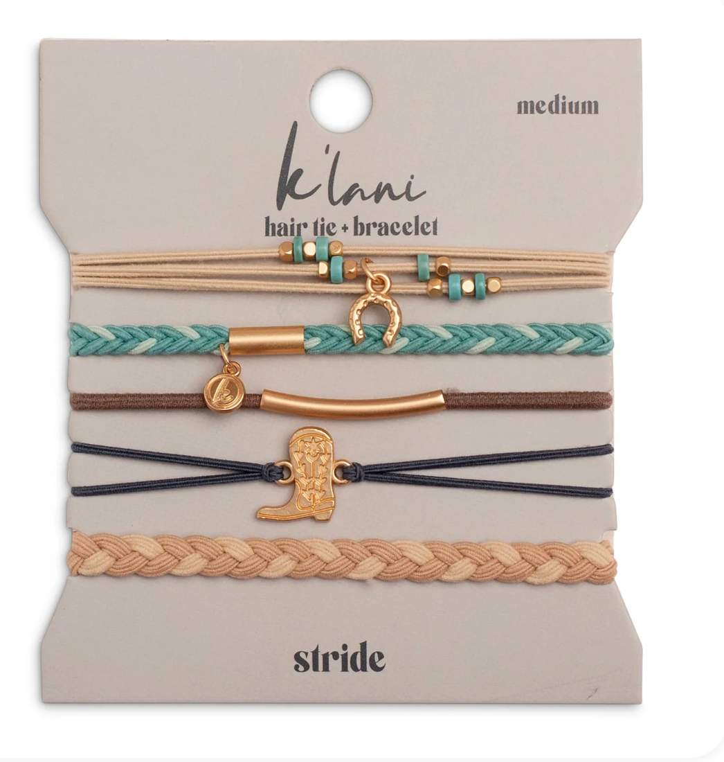 "Gallop" Cowboy Boot Hair Tie Bracelets
