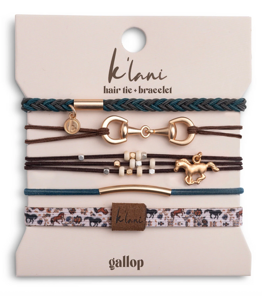 "Gallop" Hair Tie Bracelets