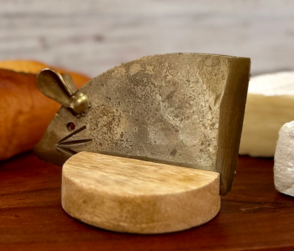 Mabry the Mouse Cheese Knife with Stand