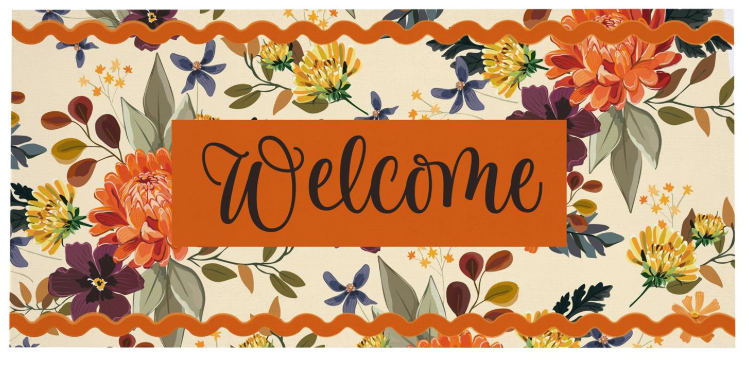 Fall Welcome Sassafras Switch Mat