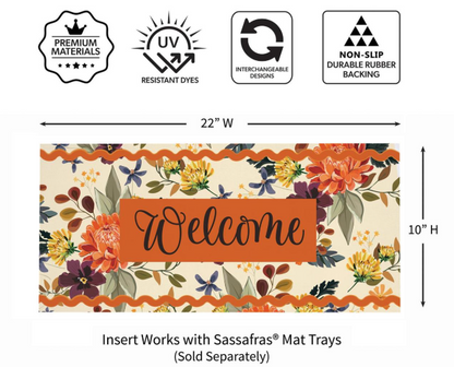 Fall Welcome Sassafras Switch Mat