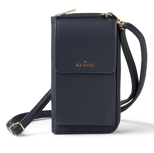 Kedzie Eclipse Smartphone Crossbody - Navy Blue