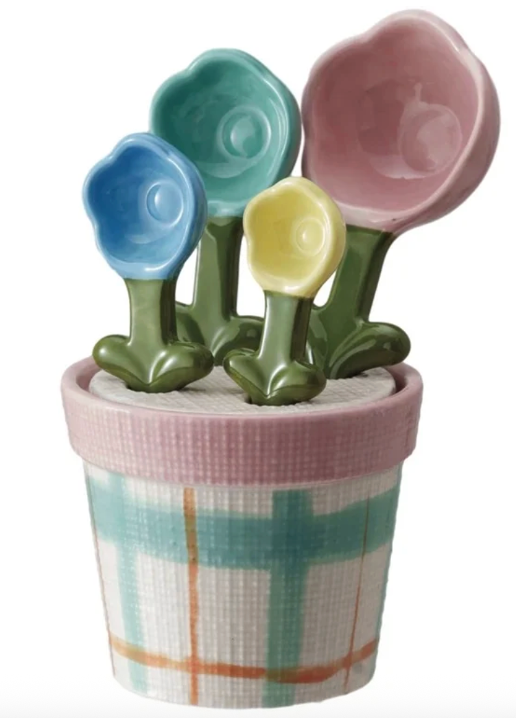 Flower Measuring Spoons - Set of 5