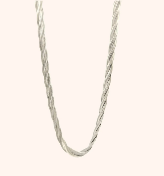 Pressie Silver Pathway Necklace