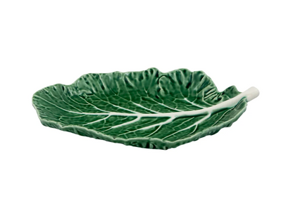 Cabbage Leaf Platter by Bordallo Pinheiro