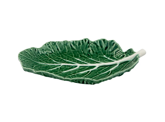 Cabbage Leaf Platter by Bordallo Pinheiro