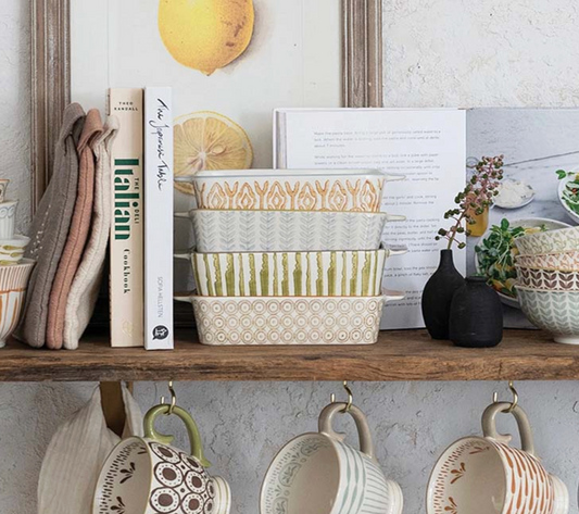 Hand-Stamped Stone Baker