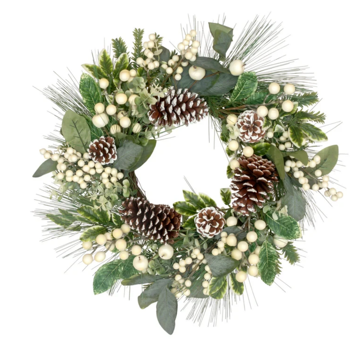 Pinecone Berries Wreath