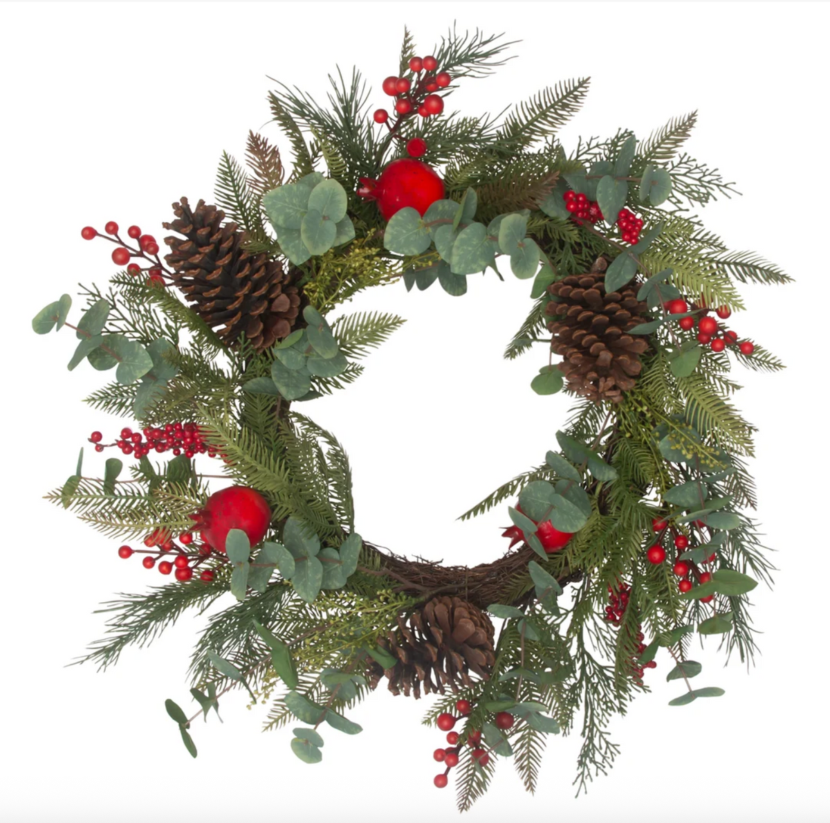 Winter Pomegranate Wreath