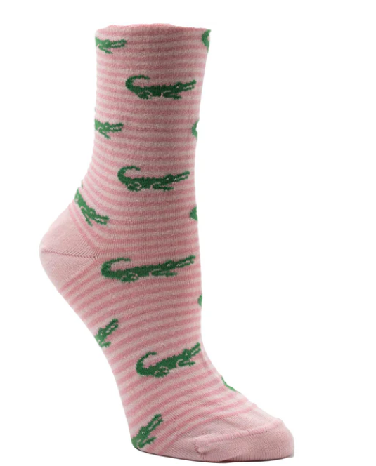 Alligator Stripe Socks