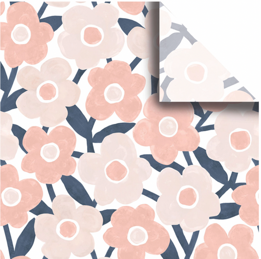 Elegant Flowers Printed Tissue