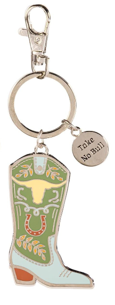 Harvest Bloom Boot Keychain