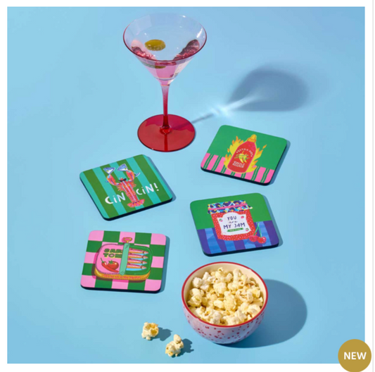 The Foodie Coasters - Set of 4