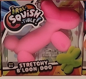 Irre-Squish-Tible! Stretchy B'Loon Dog