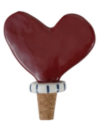 Handmade Stoneware Cork Bottle Stopper