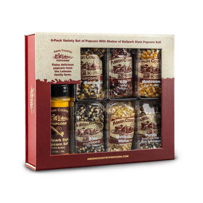 Amish Country Popcorn 6 Pack Variety Set