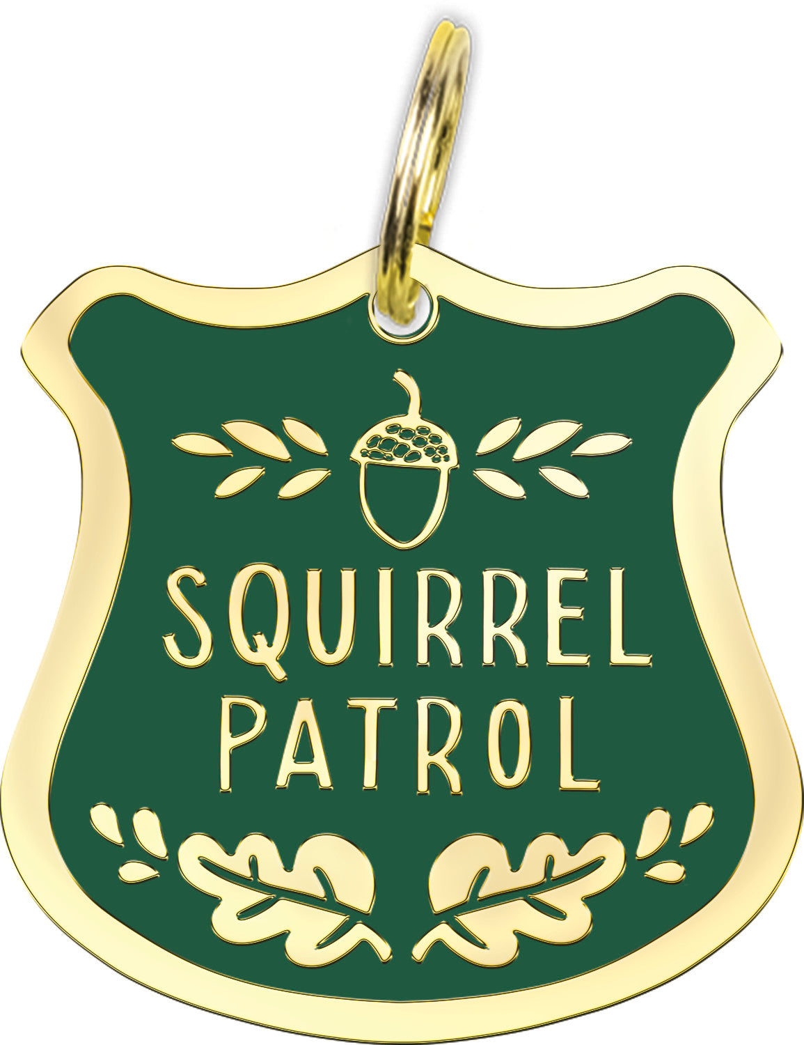 Collar Charm- Squirrel Patrol