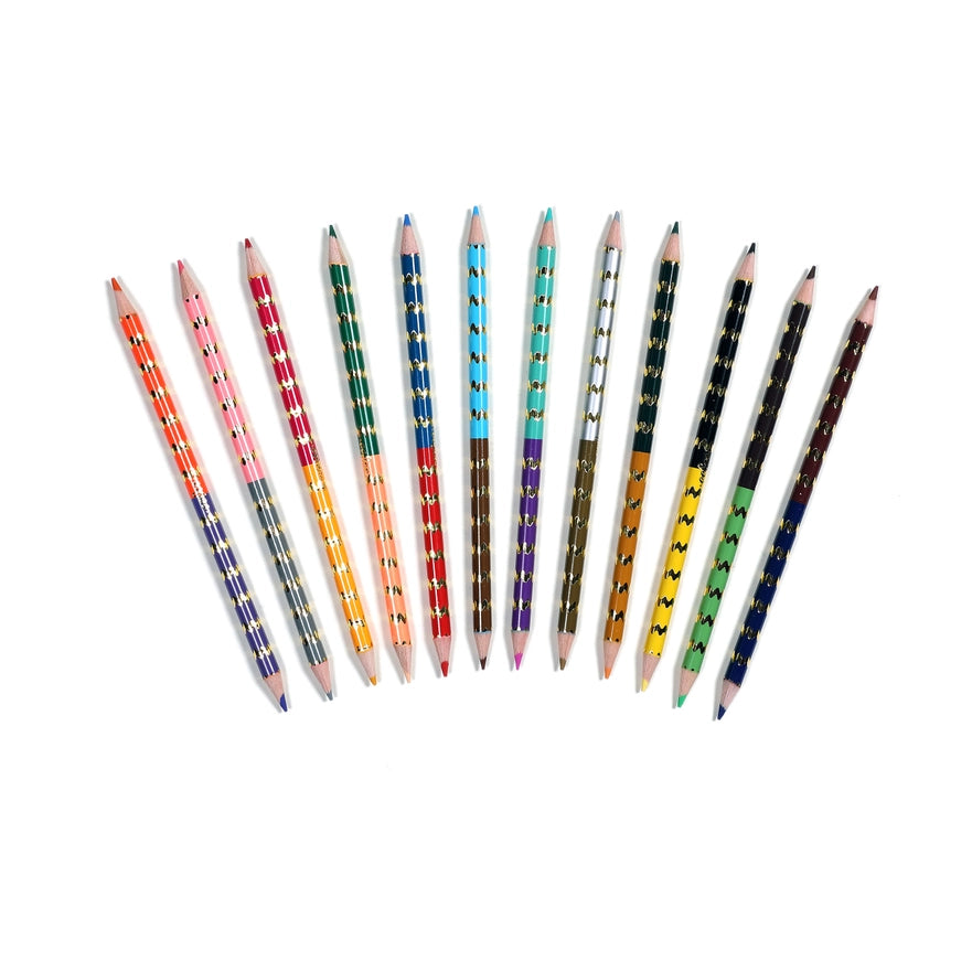 12 Double-Sided Color Pencils