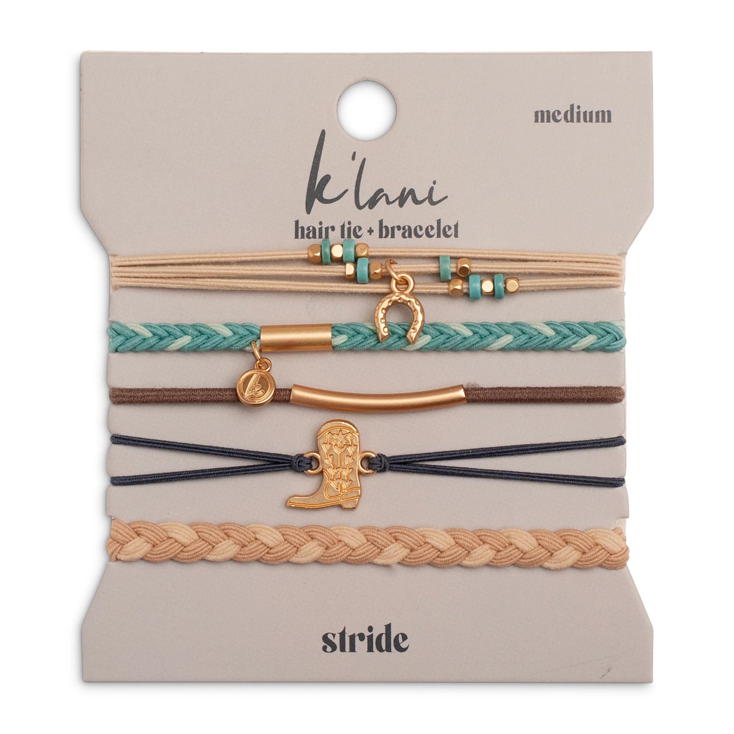 "Stride" Cowboy Boot Hair Tie Bracelets